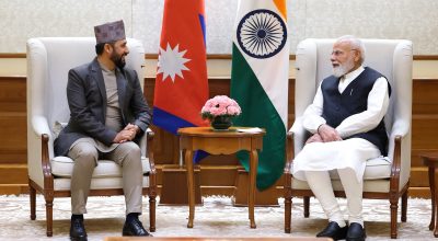 भारत भ्रमणमा रहेका रवि लामिछाने र मोदीबीच भेटवार्ता, ‘साझा समृद्धि’मा सहकार्यको प्रतिबद्धता